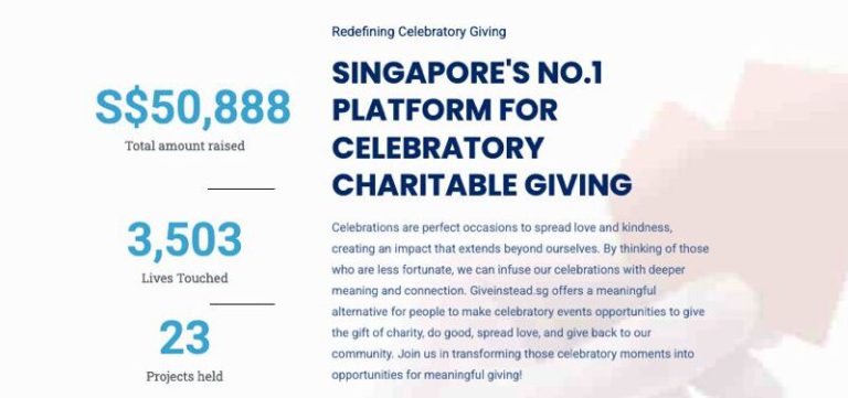 Giveinstead.sg charity image